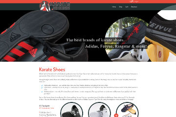 Karate.shoes Website